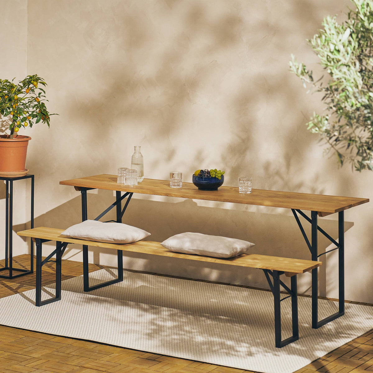Set of 2 furniture frames BIERZELT RECHTECK