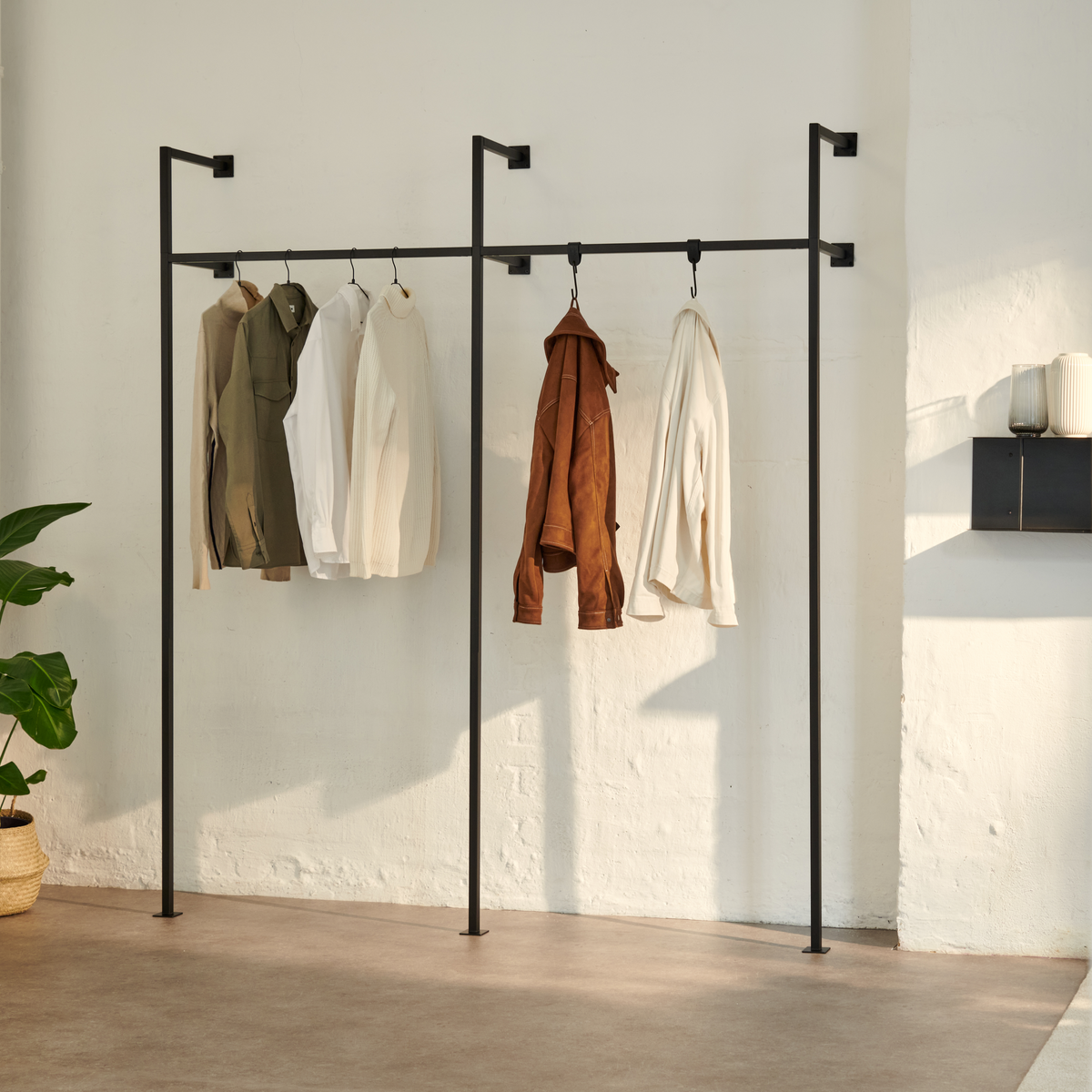 Wall coat rack SINGLE / DUO / TRIO